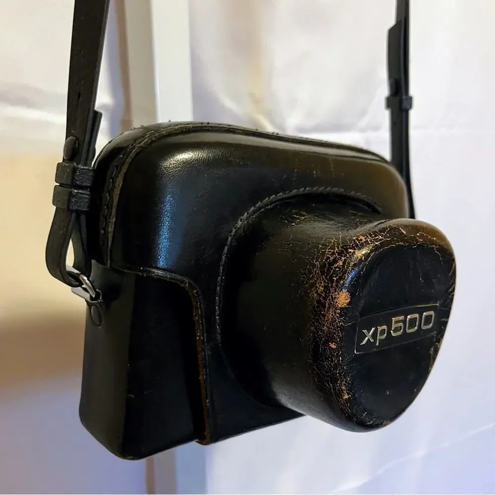 Retro Wards XP500 Camera Steampunk Cosplay Prop‎ Original Leather Case Untested